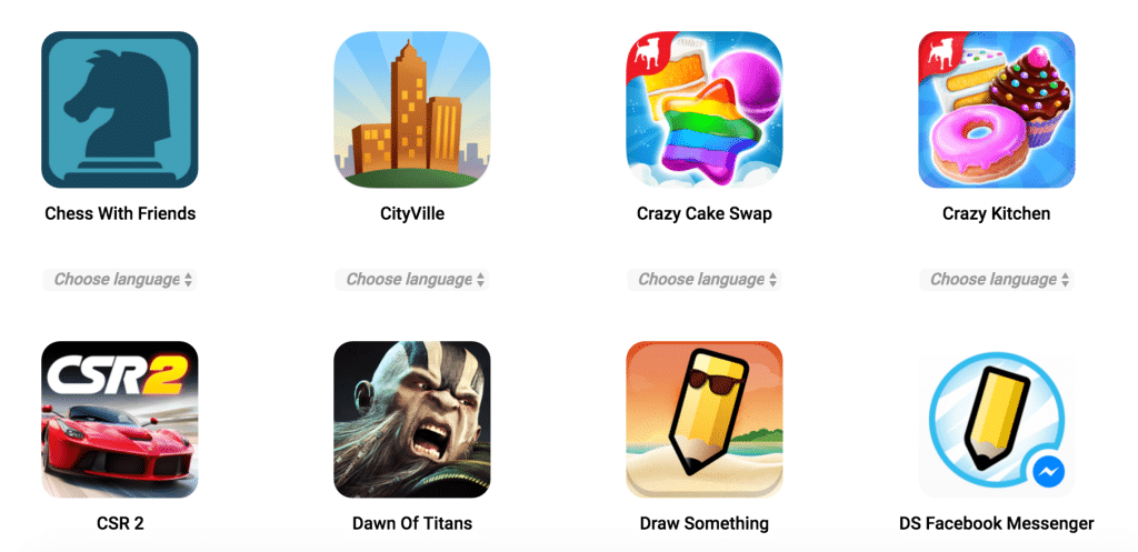 Exemple jeux Zynga