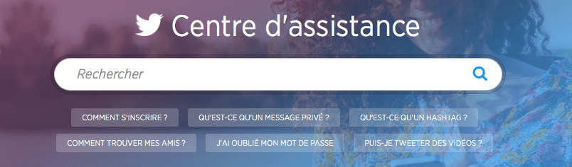 Aide en ligne Twitter