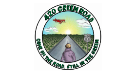 Logo officiel de la marque 420 green roads