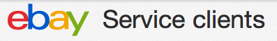 logo officiel du service client Ebay