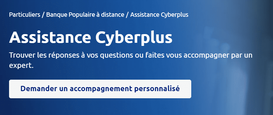 Assistance Cyberplus 