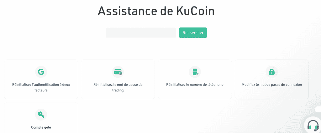 Assistance Kucoin