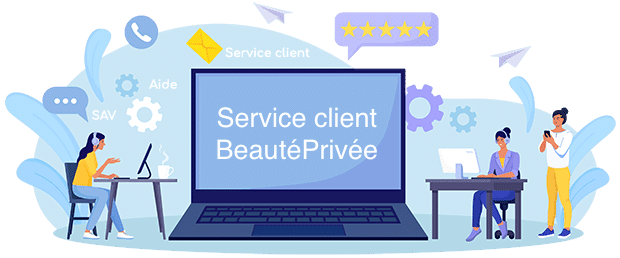 service client beautéprivée