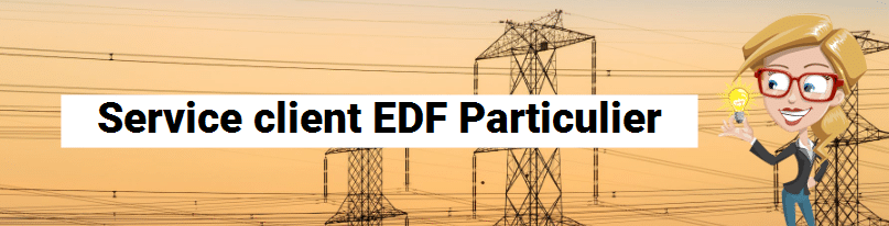 service client EDF Particulier