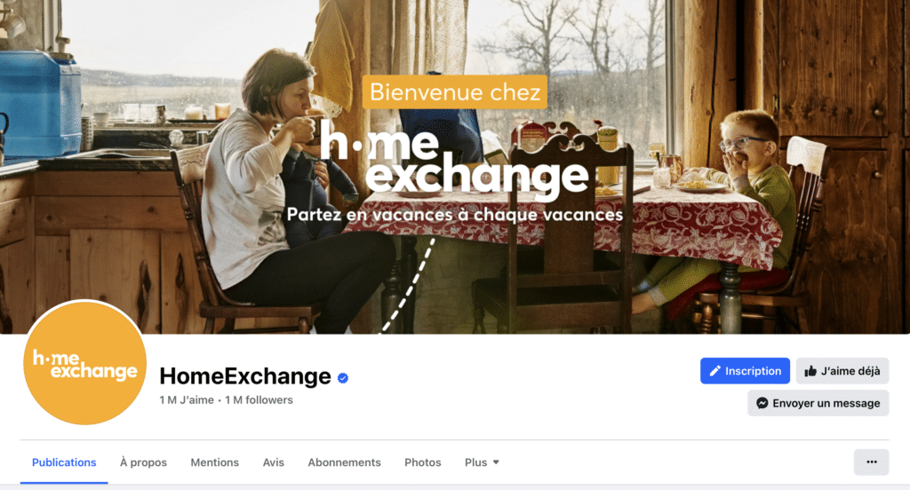 Facebook home exchange 