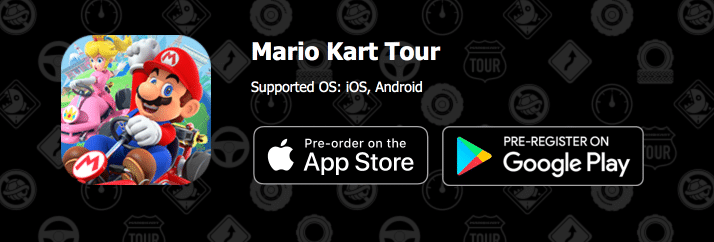 Liste des plateformes sur lesquelles l\'application mario kart est disponible