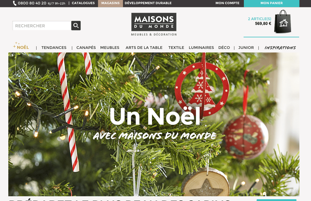 Service client Maison du Monde : Téléphone et Adresse