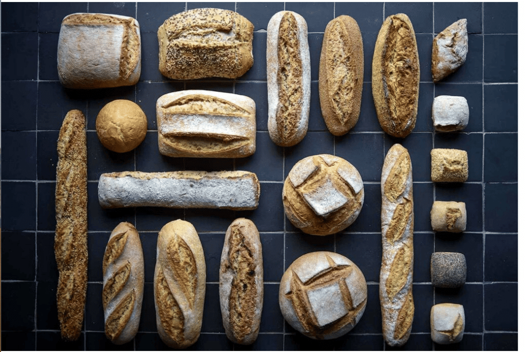 Exemple des différents pains vendus par la marque Monpainbio.com