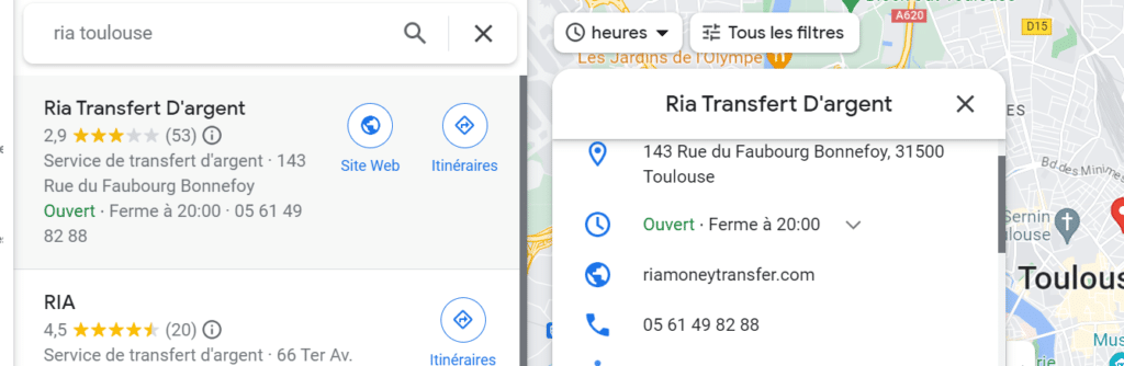 Ria Toulouse Maps 