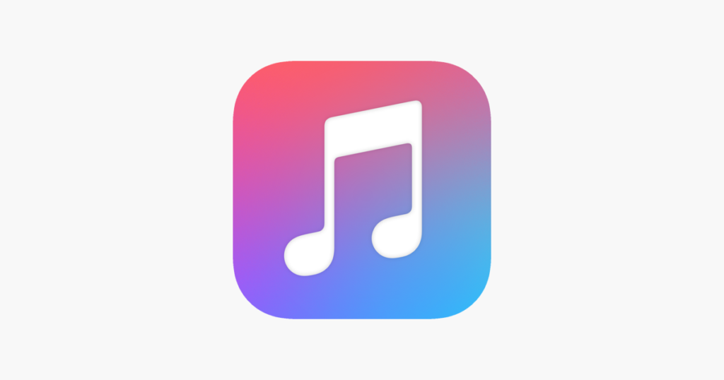 Icone officielle de Apple Music à titre illustratif