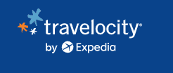 Logo officiel de la marque Travelocity